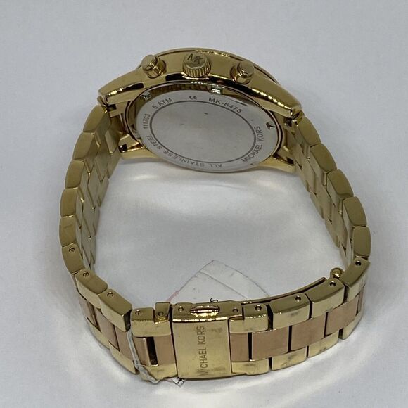 Michael Kors Ritz K6475 Women's Stainless Steel Analog Dial Quartz Watch WO553 - Picture 11 of 12